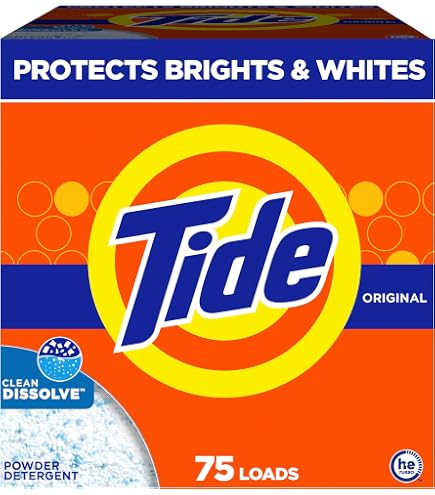 Amazon.com: Tide Original Powder Detergent, Clean Dissolve, 183